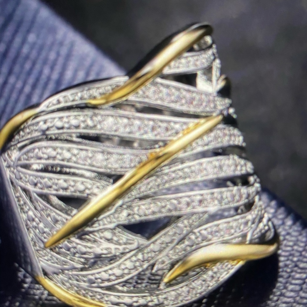 CZSwirl Design Ring